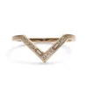 Discount Betsy & Iya Altus 14k Gold Chevron Stacking Ring