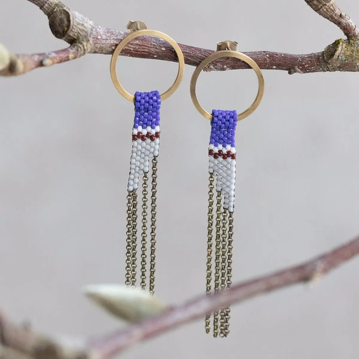 Sale Betsy & Iya Avant Earrings in Royal Blue