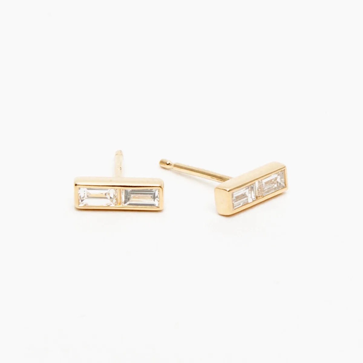 Clearance Betsy & Iya Baguette Bar Stud Earrings