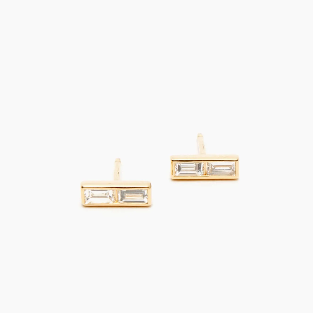 Clearance Betsy & Iya Baguette Bar Stud Earrings