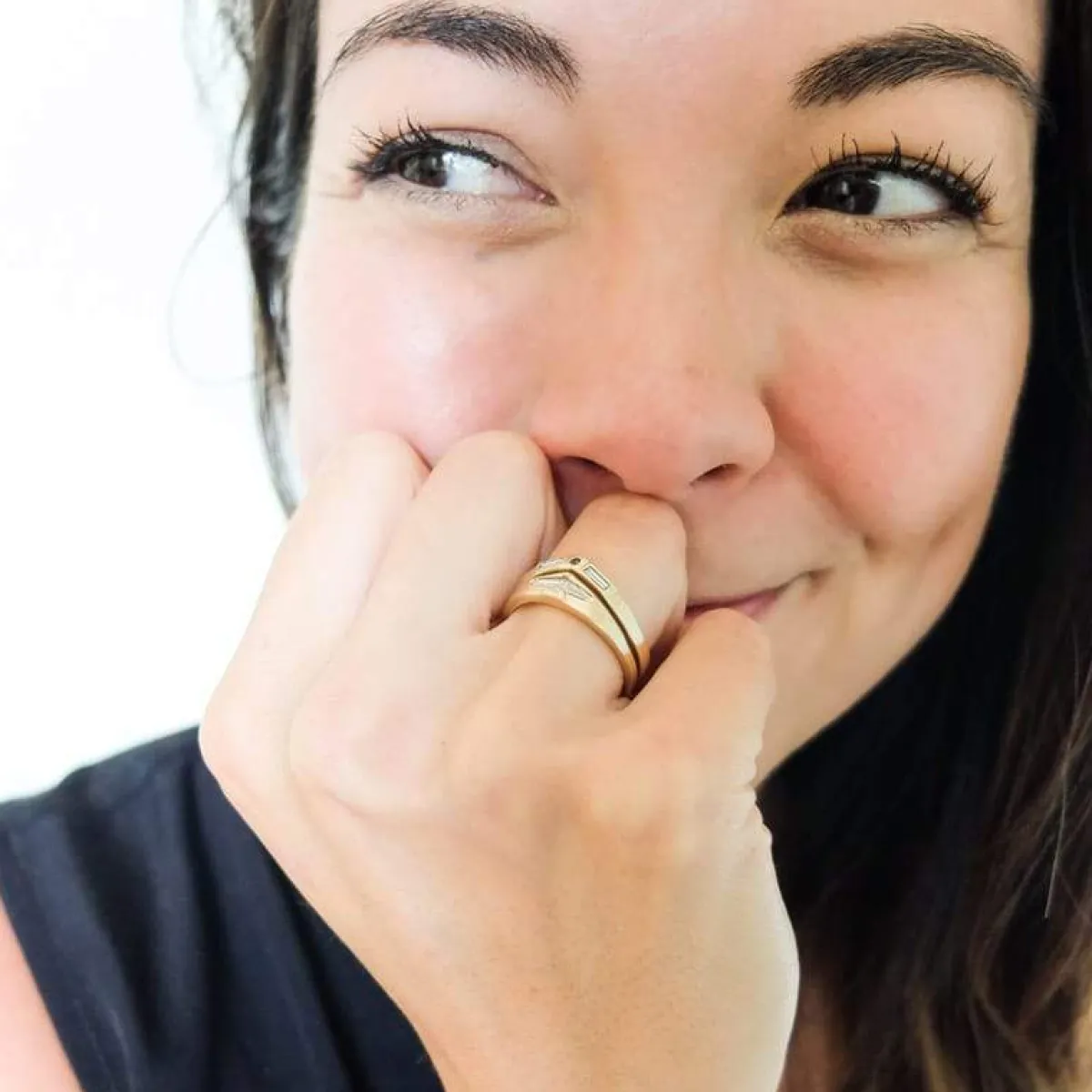 Best Betsy & Iya Basio Ring - Black Diamond