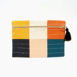 Clearance Betsy & Iya Checkered Pouch