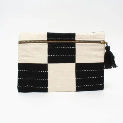 Clearance Betsy & Iya Checkered Pouch