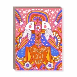 Discount Betsy & Iya Congrats Love Birds Card