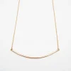 Outlet Betsy & Iya Curved Bar Necklace