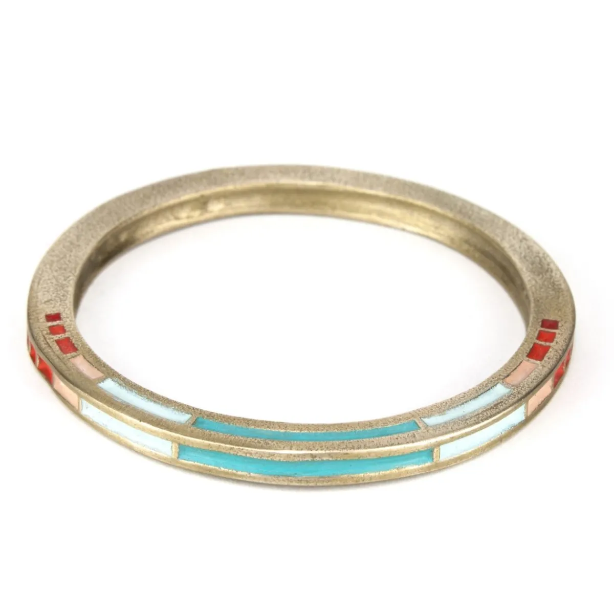 New Betsy & Iya Dalia Multicolor Bronze Bangle