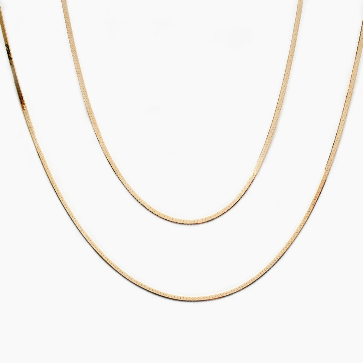 Discount Betsy & Iya Delicate Herringbone Chain Necklace