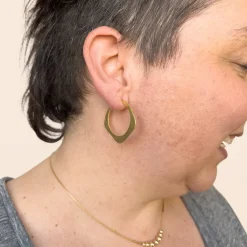 Online Betsy & Iya Doble hoop earrings