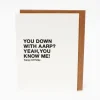 Discount Betsy & Iya Down With AARP? Birthday Card