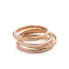 Clearance Betsy & Iya Faceted Solid Gold stacker ring