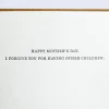 Clearance Betsy & Iya I Forgive you for Having Other Children Mother's Day Card