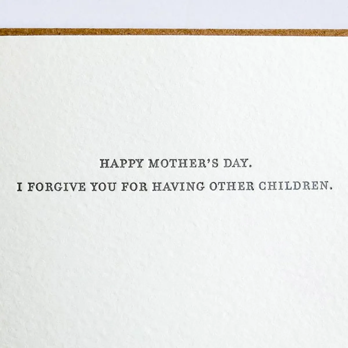 Clearance Betsy & Iya I Forgive you for Having Other Children Mother's Day Card