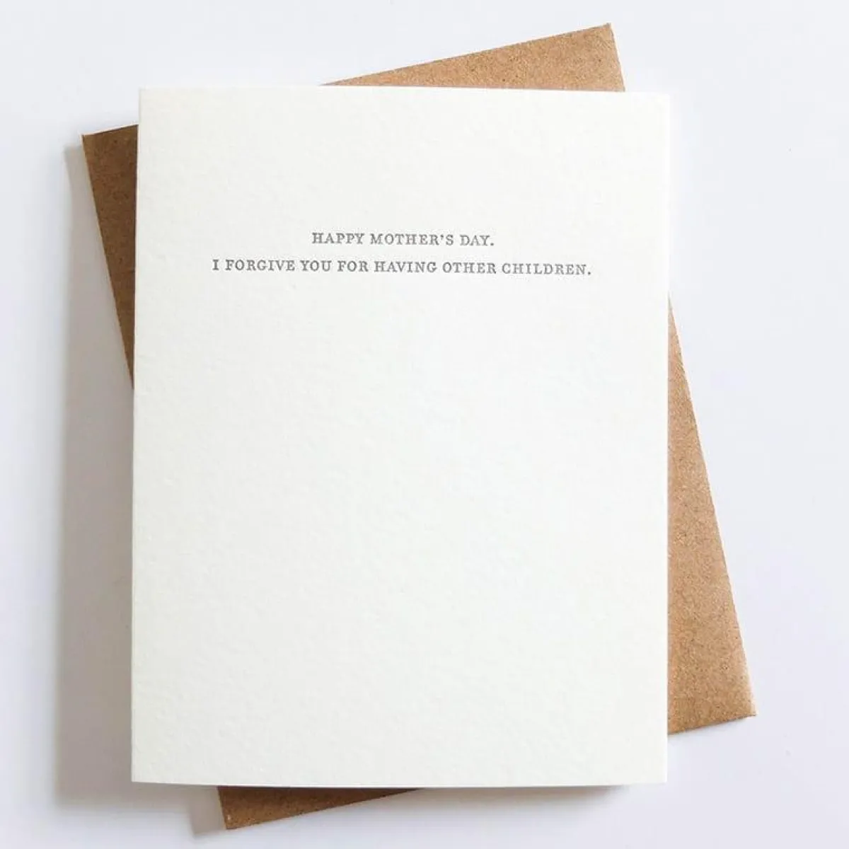 Clearance Betsy & Iya I Forgive you for Having Other Children Mother's Day Card