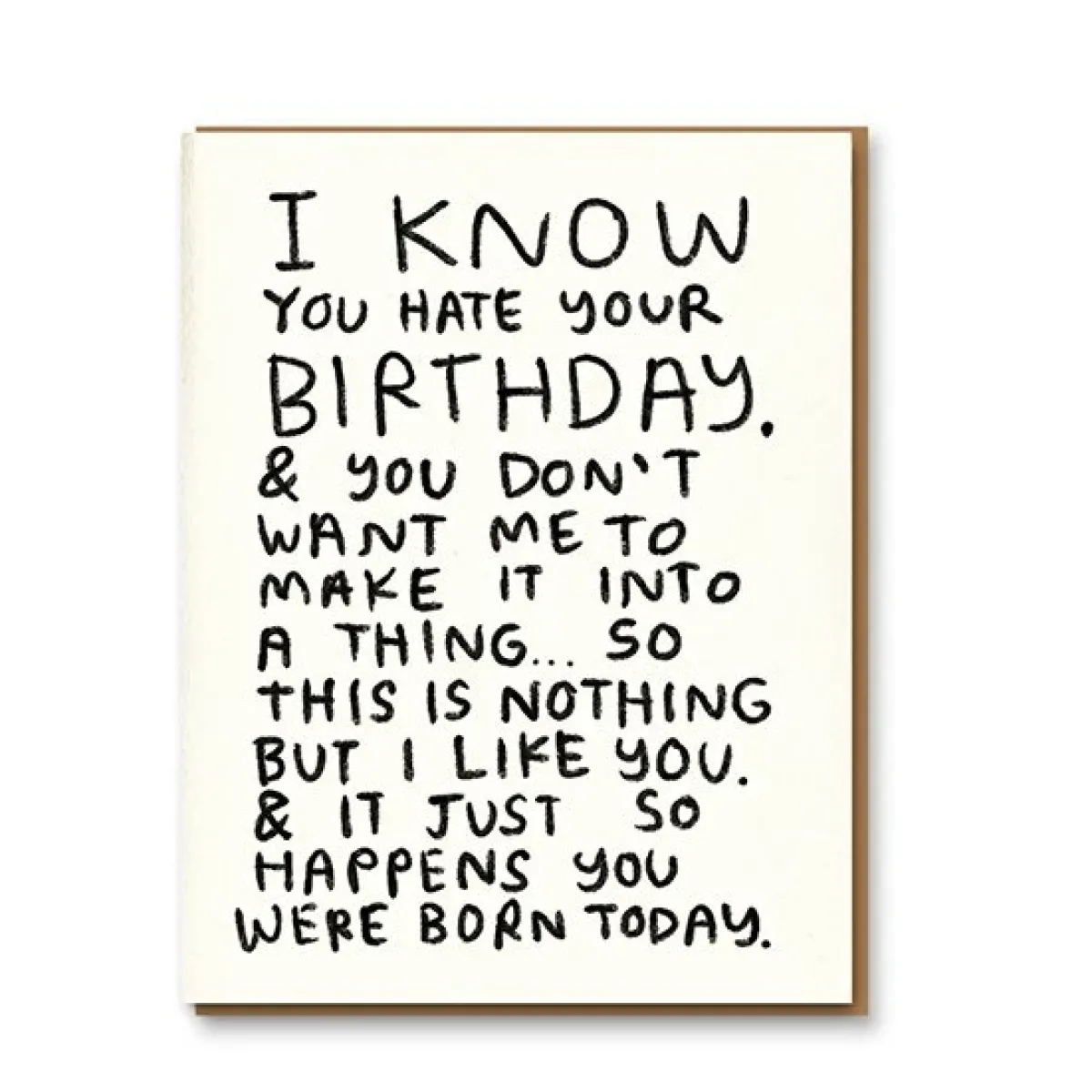 Hot Betsy & Iya I Know You Hate Your Birthday Card
