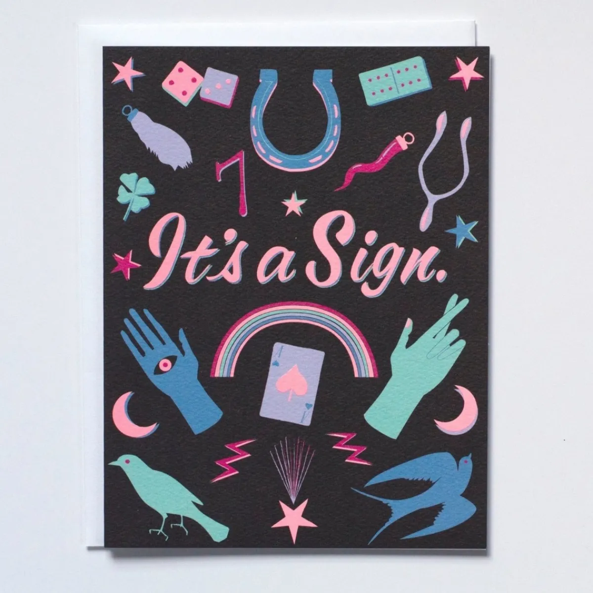 Hot Betsy & Iya It's a Sign Notecard