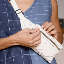 Clearance Betsy & Iya Kantha Crossbody Belt Bag