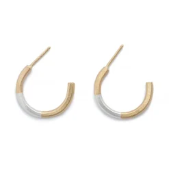 Hot Betsy & Iya Koa hoop earring - 14k gold