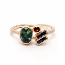 Best Betsy & Iya Laetus ring - Teal Sapphire