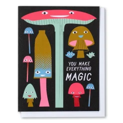 Clearance Betsy & Iya Magic Mushroom Notecard