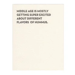 Fashion Betsy & Iya Middle Age & Hummus Card