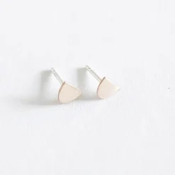 Sale Betsy & Iya Mini Semi Oval Earrings