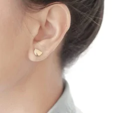 Sale Betsy & Iya Mini Semi Oval Earrings
