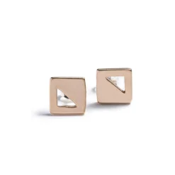 Fashion Betsy & Iya Mini Square Geometric Stud Earrings