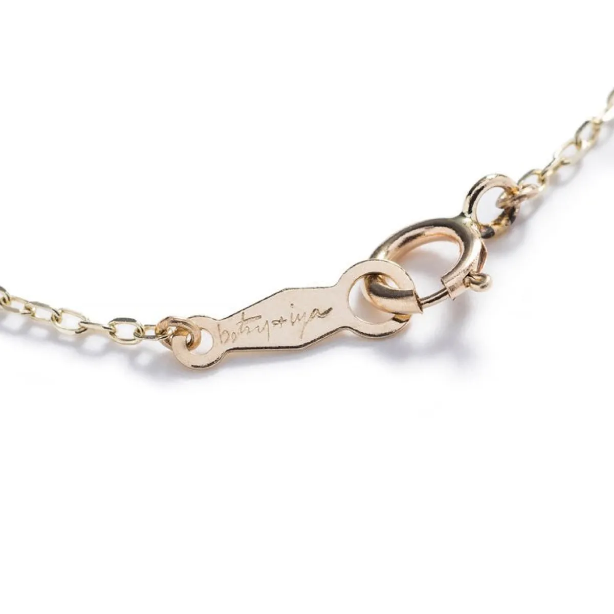 Hot Betsy & Iya Mollis Necklace - 14k Gold Diamond Circle Pendant
