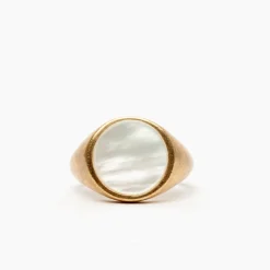 Best Betsy & Iya Mother of Pearl Signet Ring