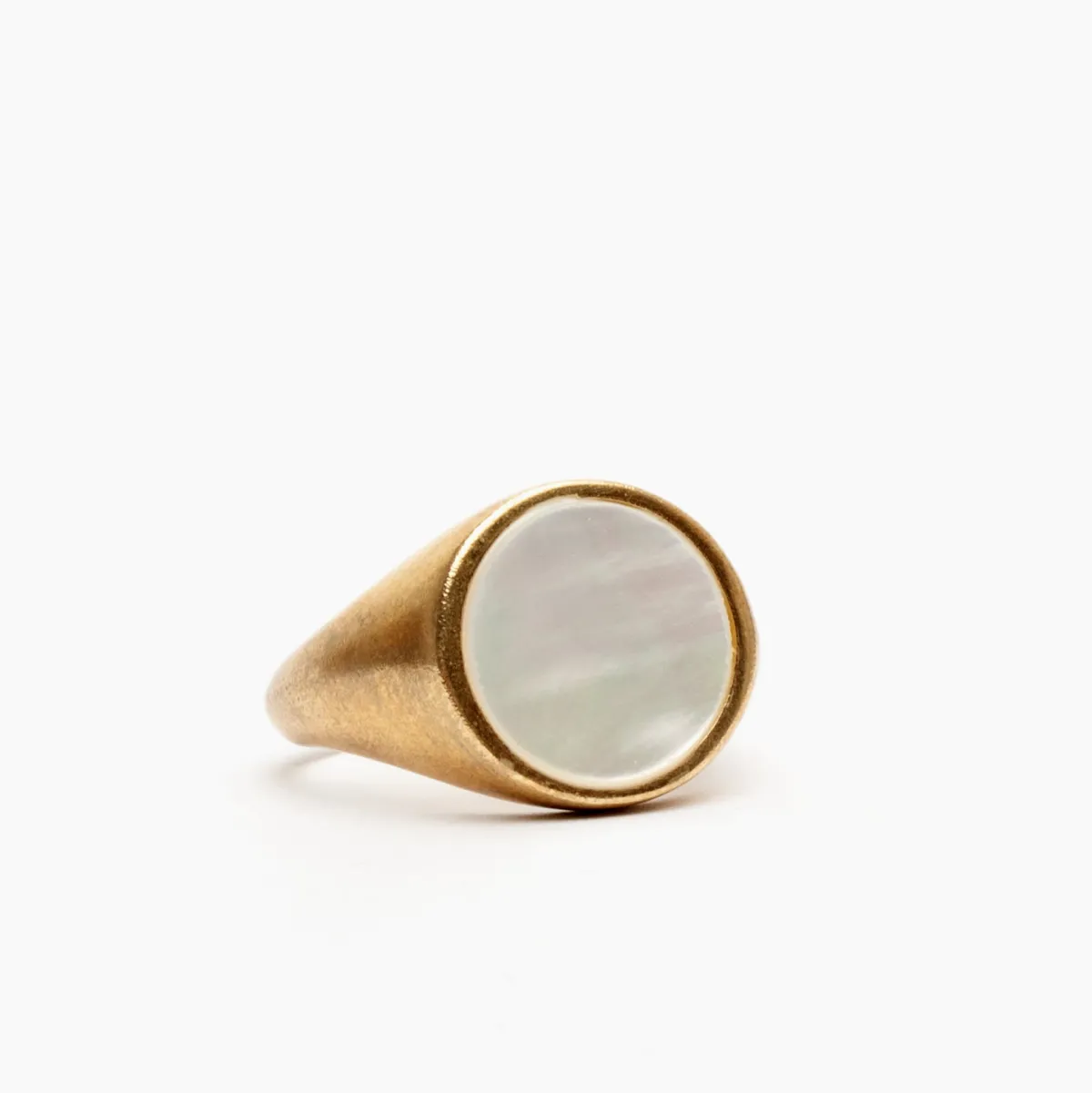 Best Betsy & Iya Mother of Pearl Signet Ring
