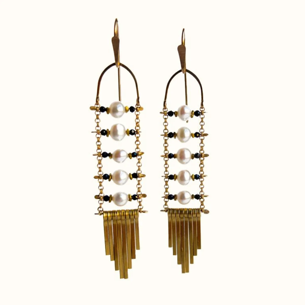 Discount Betsy & Iya Pearl Earrings
