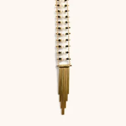 Clearance Betsy & Iya Pearl Ladder Necklace