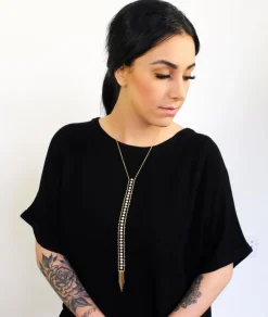 Clearance Betsy & Iya Pearl Ladder Necklace