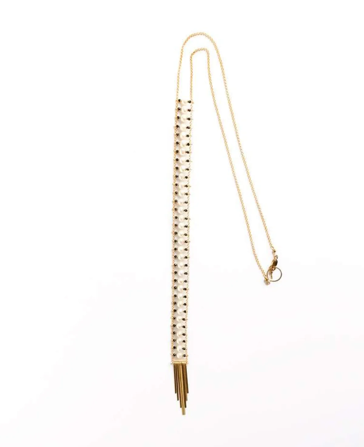 Clearance Betsy & Iya Pearl Ladder Necklace