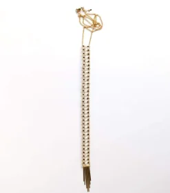 Clearance Betsy & Iya Pearl Ladder Necklace