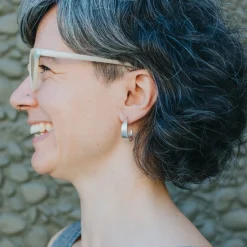 Clearance Betsy & Iya Petal Hoops Earrings