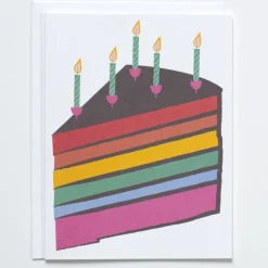 Hot Betsy & Iya Rainbow Cake Card