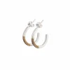 Online Betsy & Iya Recast Koa hoop earrings - Mini