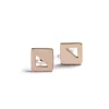 Discount Betsy & Iya Recast Mini Square stud earrings