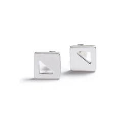 Discount Betsy & Iya Recast Mini Square stud earrings