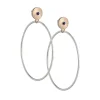 Online Betsy & Iya Recast Unda hoop earrings