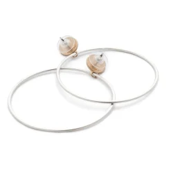 Online Betsy & Iya Recast Unda hoop earrings