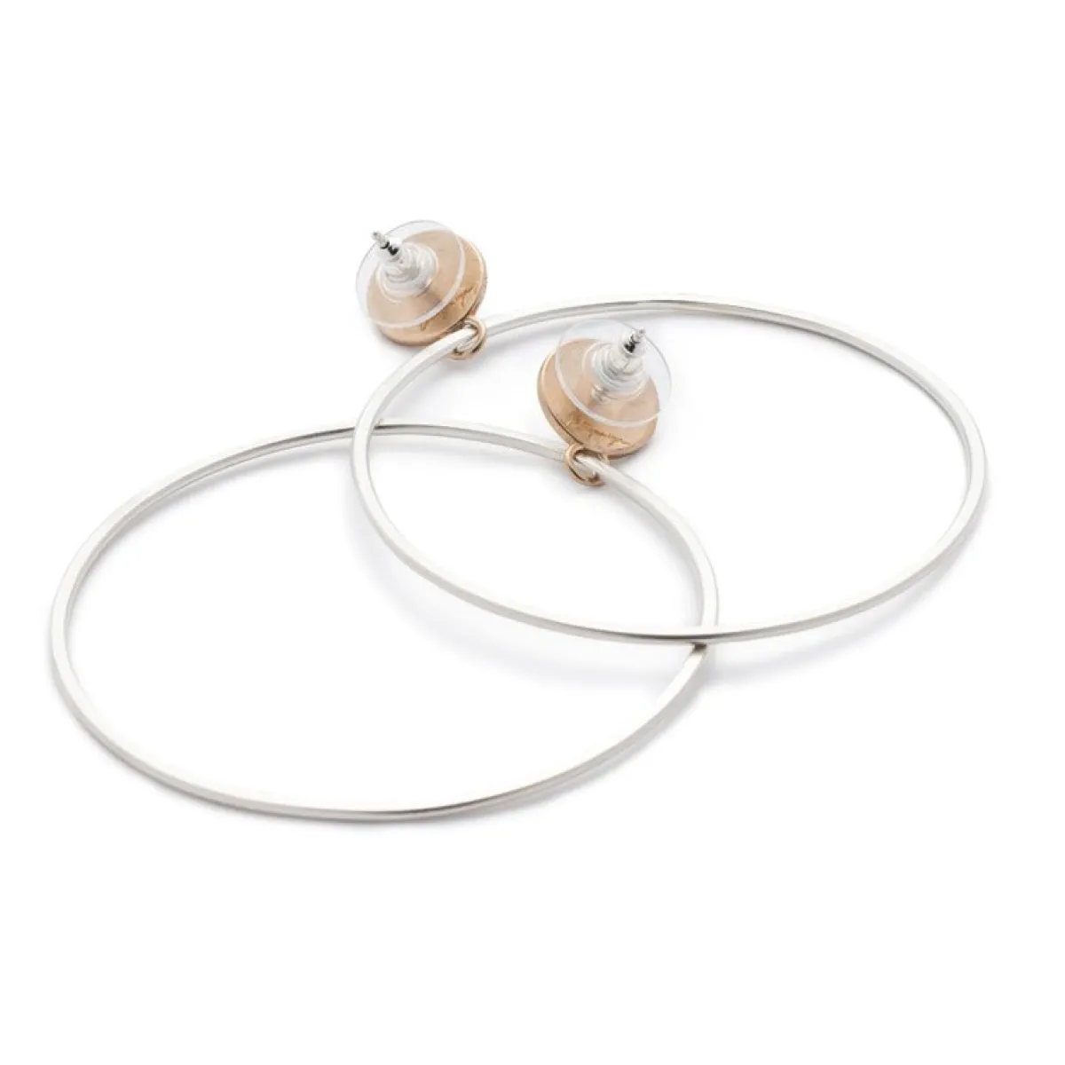 Online Betsy & Iya Recast Unda hoop earrings