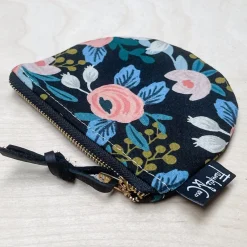 Best Betsy & Iya Richmond Half Moon Pouch in Dark Roses