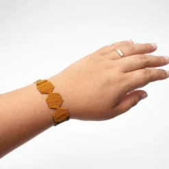 Discount Betsy & Iya Row Bracelet in Toast