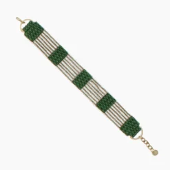 Hot Betsy & Iya Silo Bracelet in Moss Green