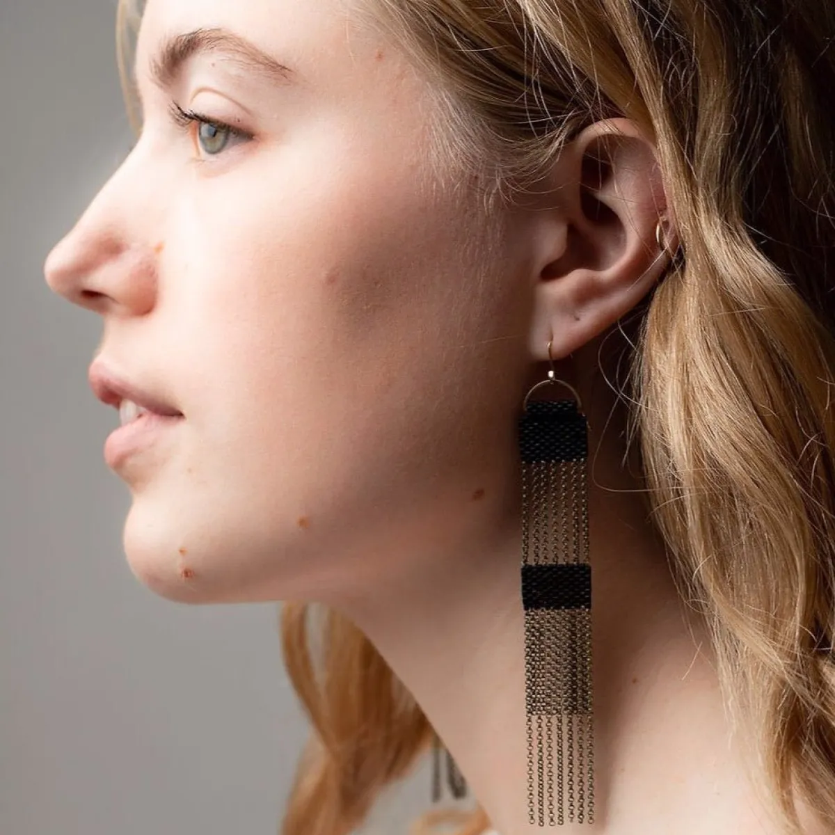 Online Betsy & Iya Silo Earrings in Black