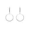 Best Betsy & Iya Single Circle Earrings in Silver