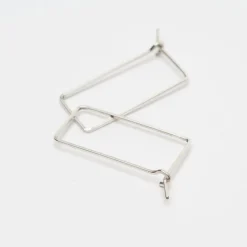 Outlet Betsy & Iya Small Rectangle Hoop Earrings