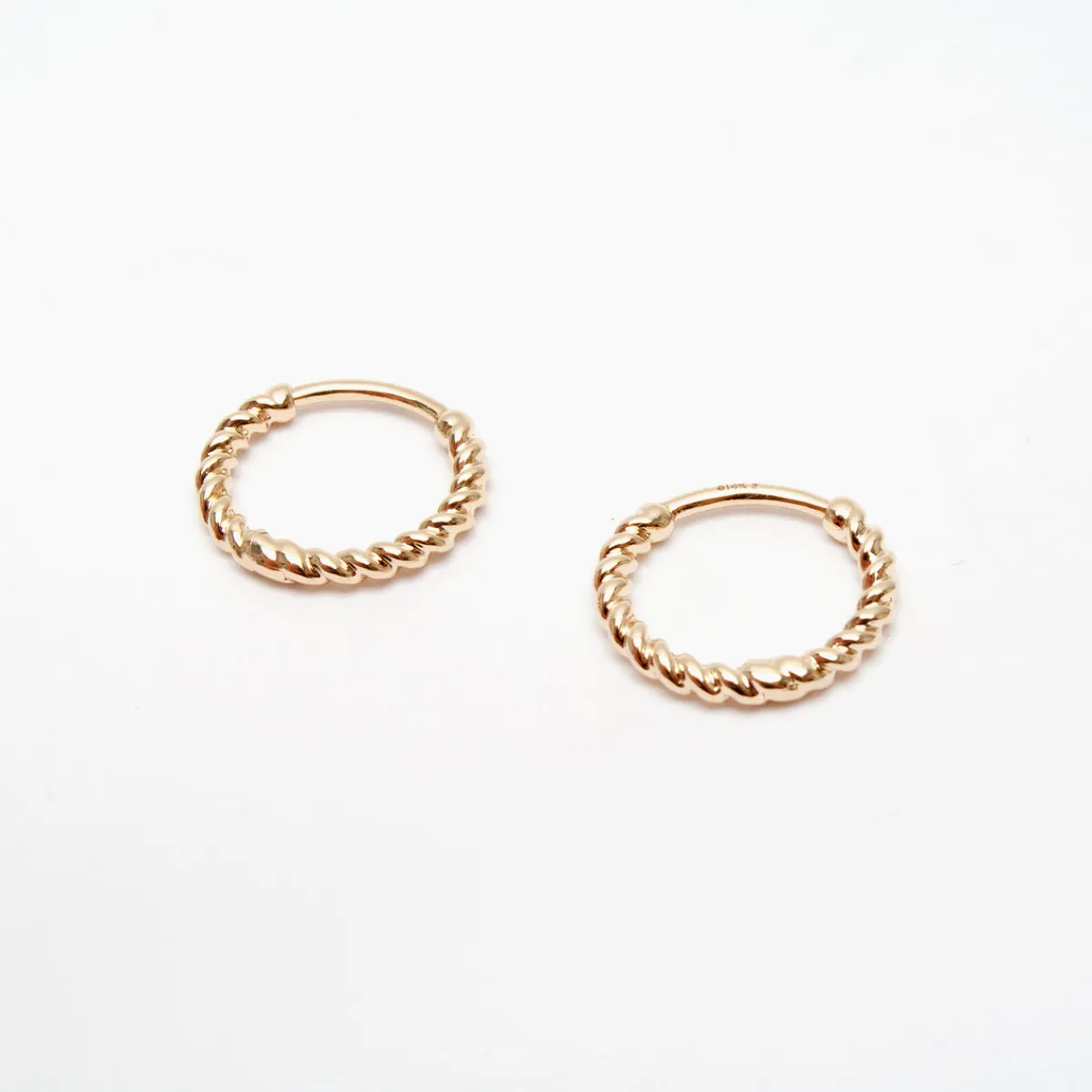 Best Betsy & Iya Small Rope Hinged Hoop Earrings